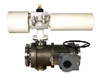 10 inch twin ball valve actuated and manual operation